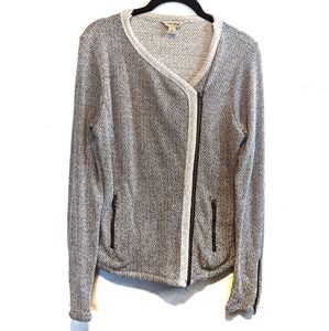 LUCKY BRAND | Knit Moto Style Blazer